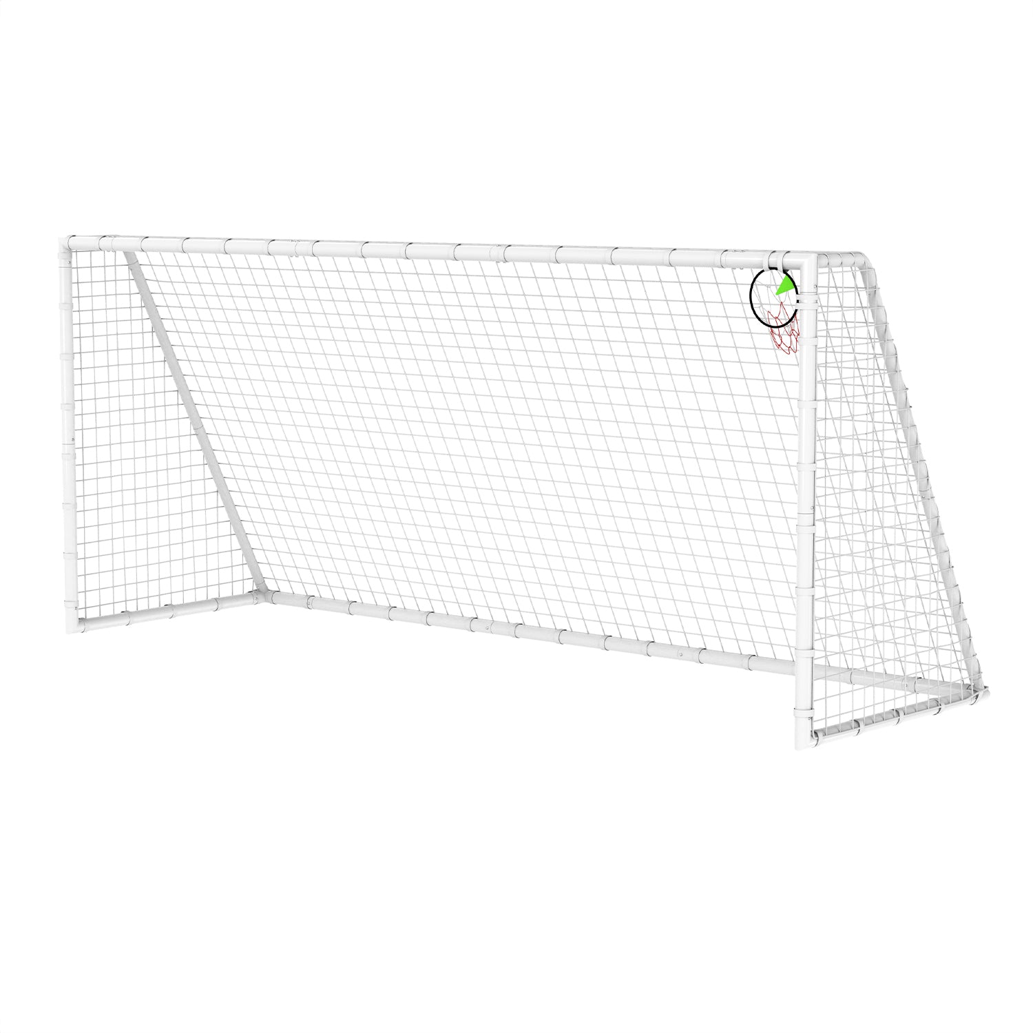 7X16 FT Soccer Goal with High-Strength Net