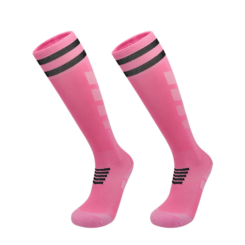 Towel Bottom Soccer Socks - Knee High Training