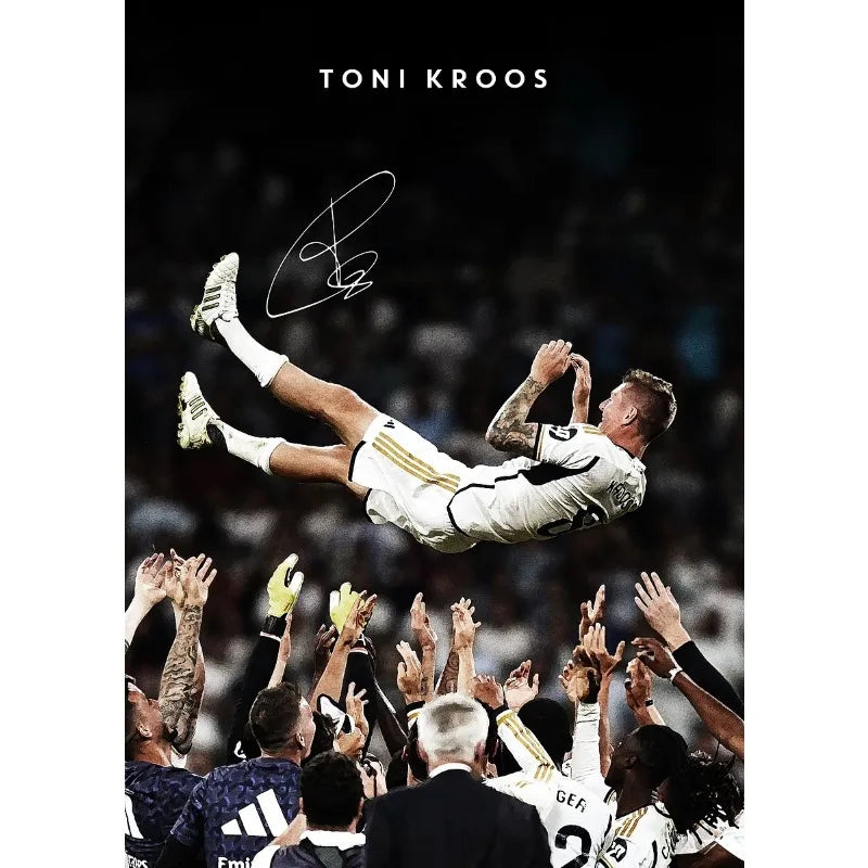 Modern Soccer Player Poster