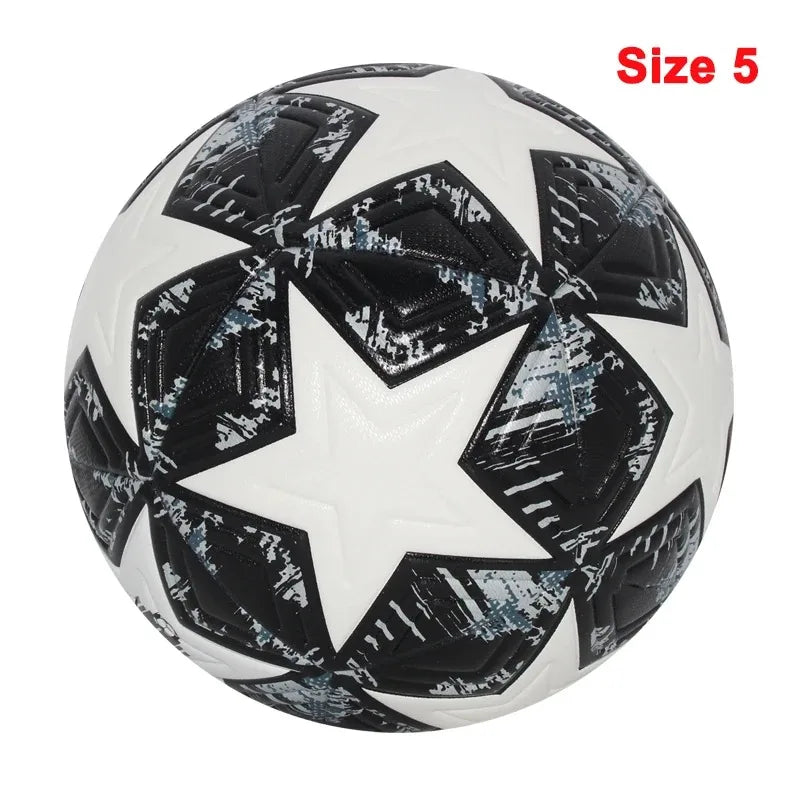 Soccer Ball size #5 Outdoors Match Ball -  Seamless High Quality PU Material