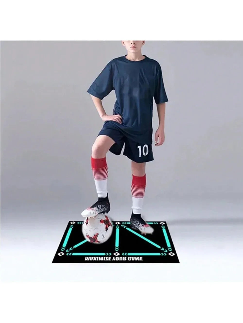 Soccer ball control training mat|