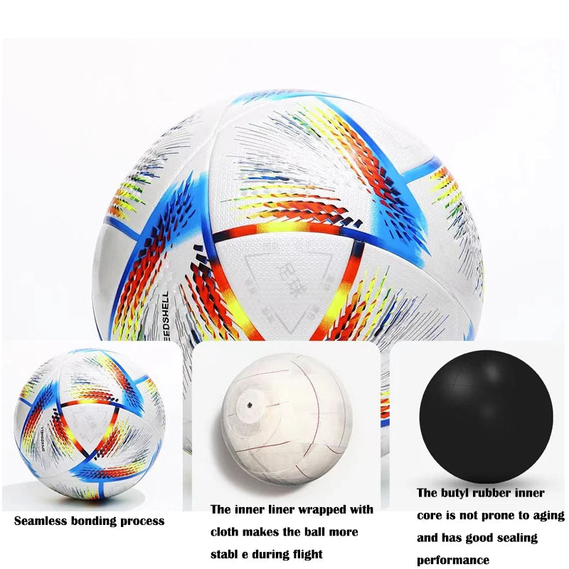 Size 5 Soccer Balls Professional High Quality Soft PU Seamless