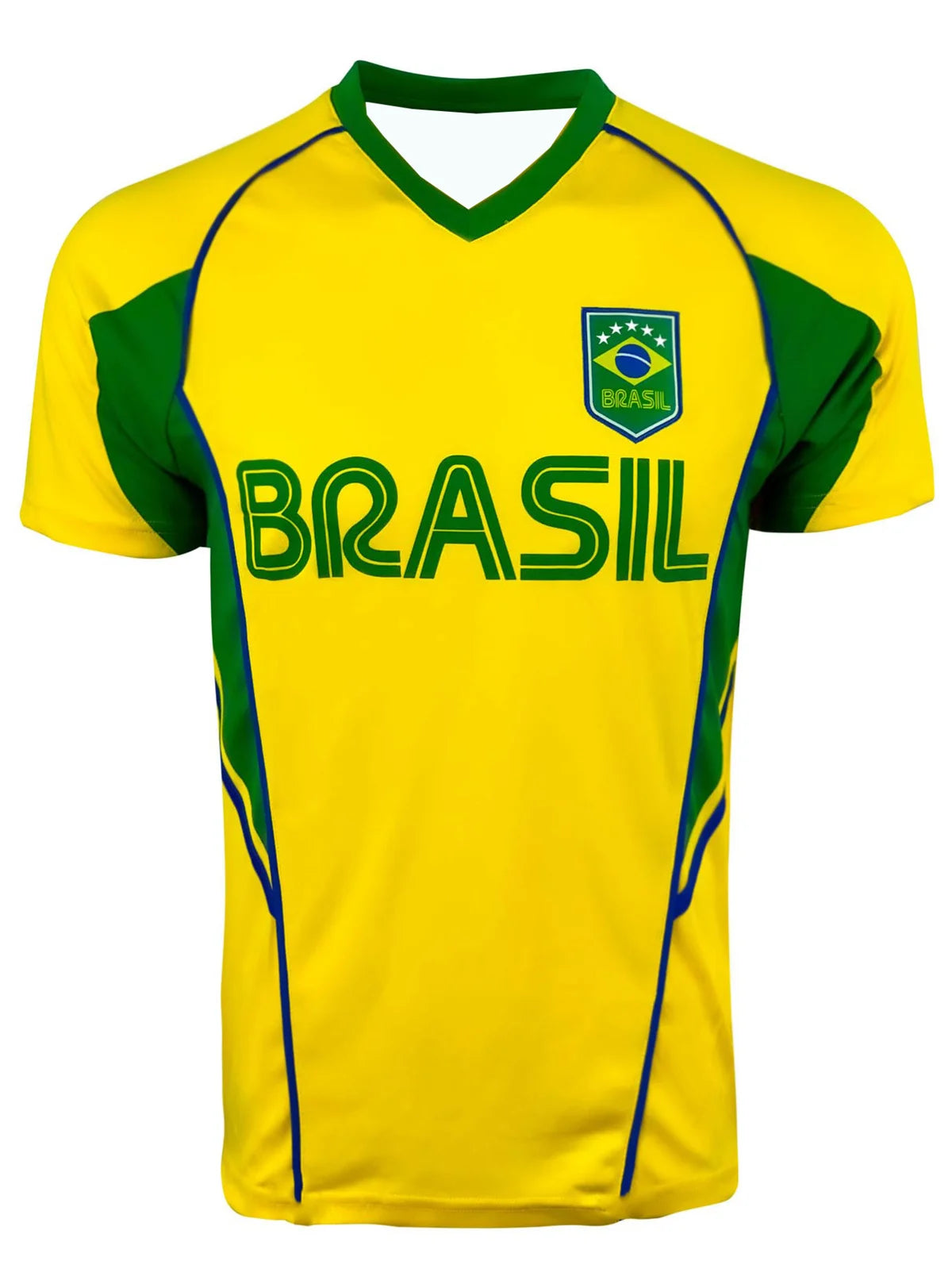 Brazil National Soccer Team Jersey - Short Sleeved T-shirt
