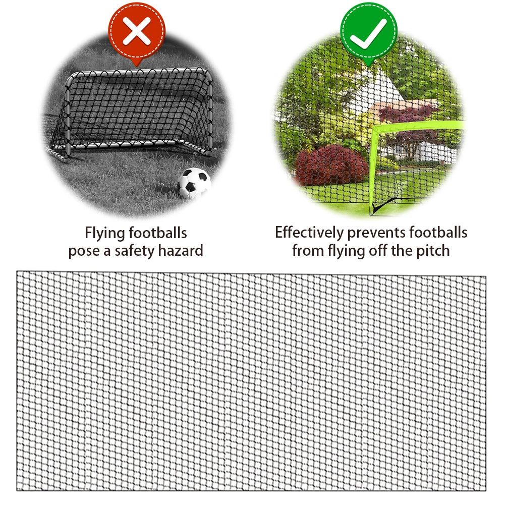 Soccer Backstop Barrier Net for Backyard