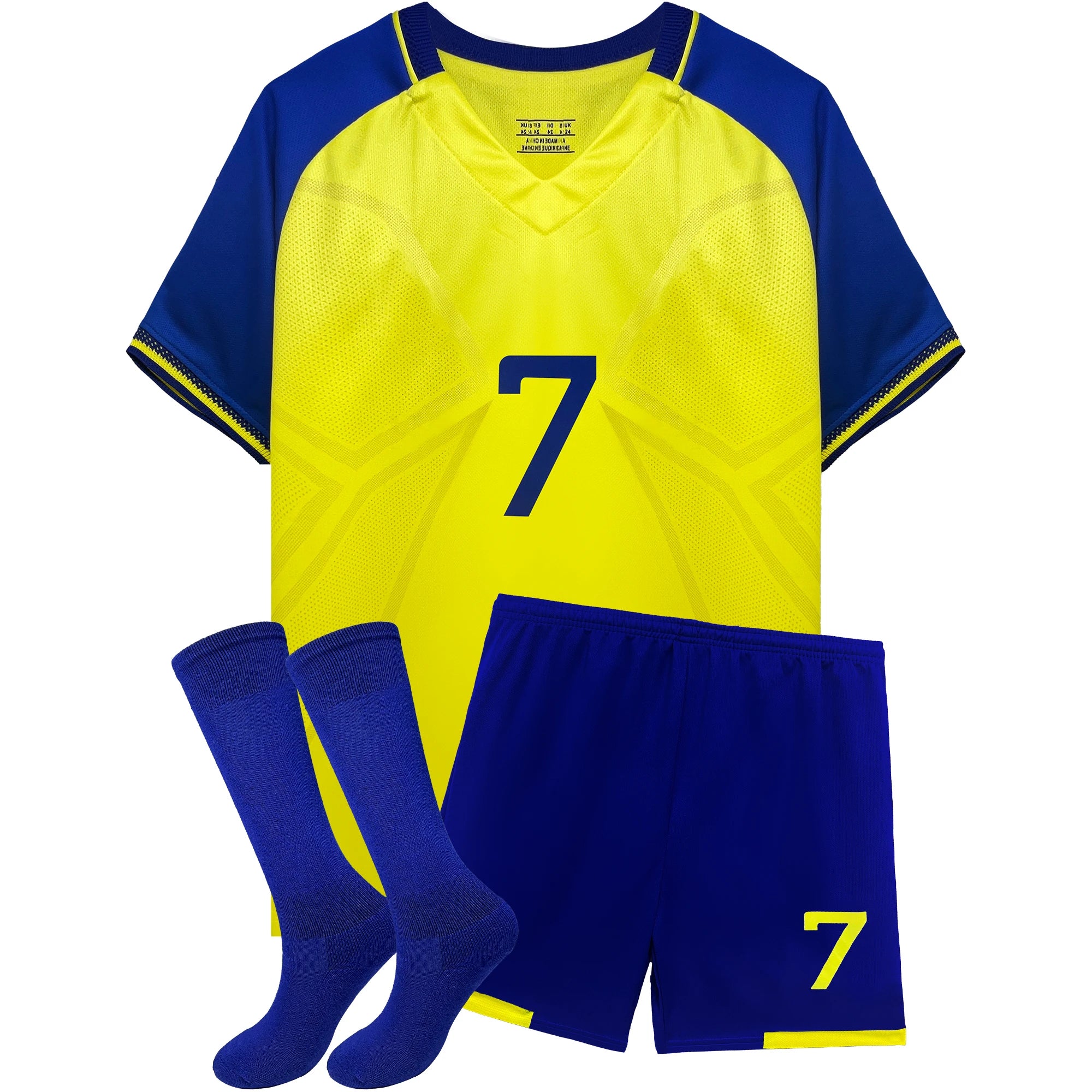 Youth Soccer Jerseys for Boys & Girls including Shorts - 3-14 Years