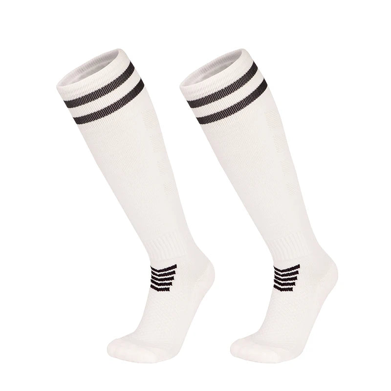 Towel Bottom Soccer Socks - Knee High Training