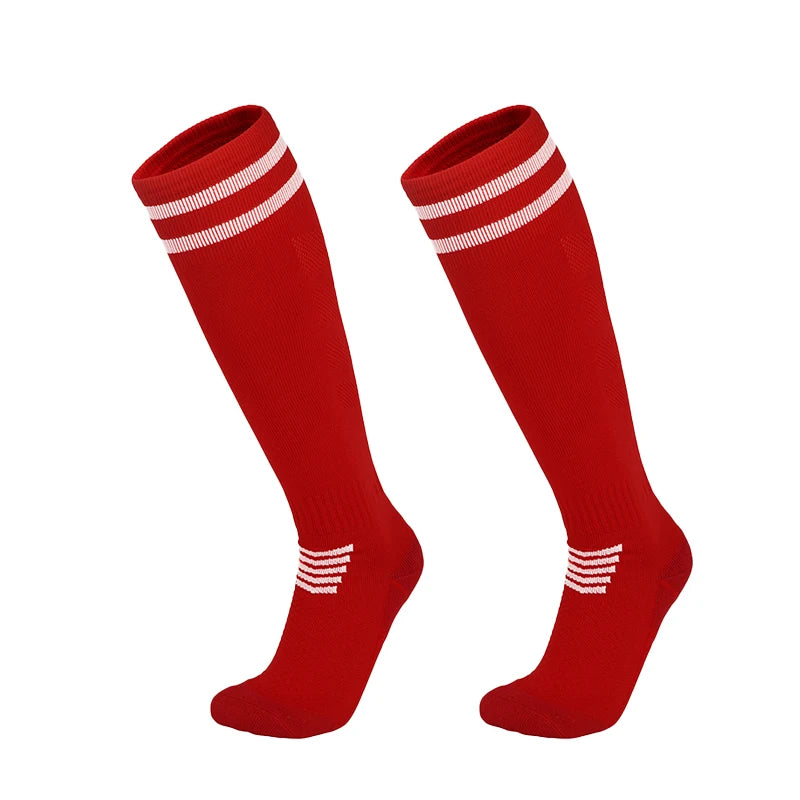 Towel Bottom Soccer Socks - Knee High Training