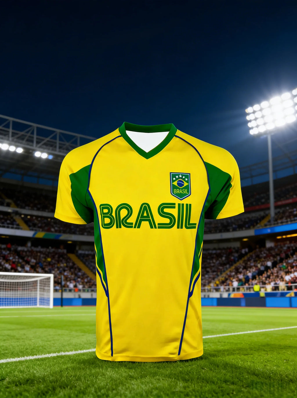 Brazil National Soccer Team Jersey - Short Sleeved T-shirt
