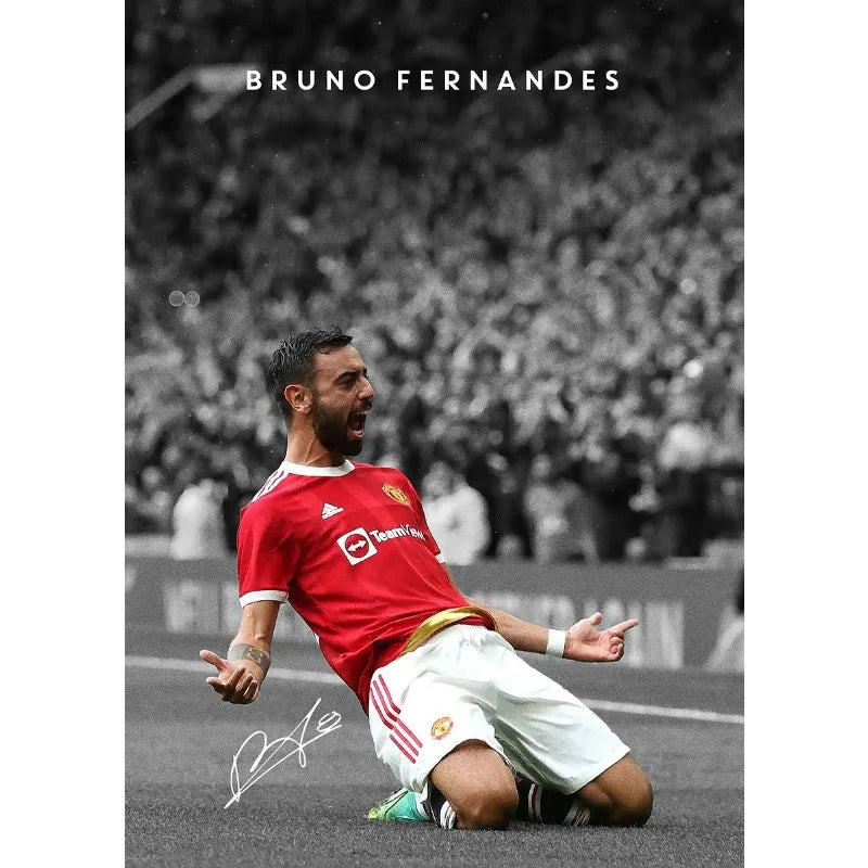 Modern Soccer Player Poster