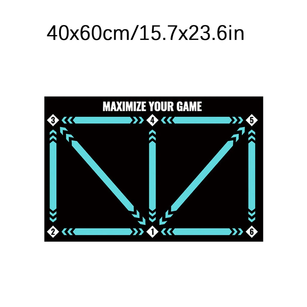 Soccer ball control training mat|