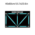 Soccer ball control training mat|