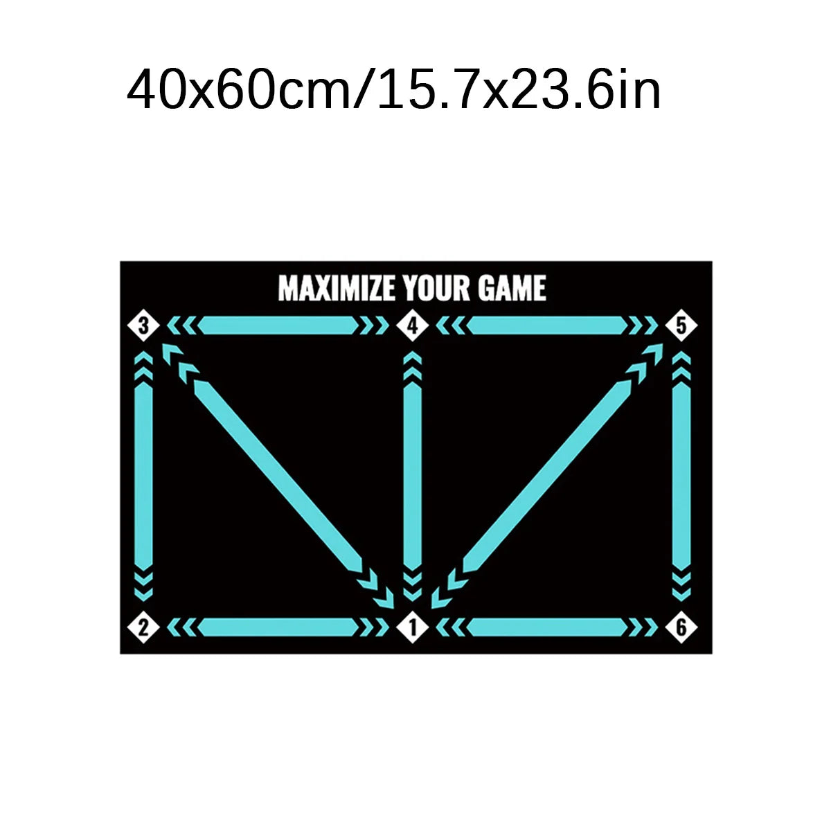 Soccer ball control training mat|