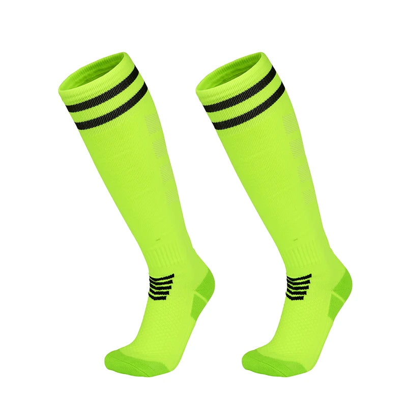 Towel Bottom Soccer Socks - Knee High Training