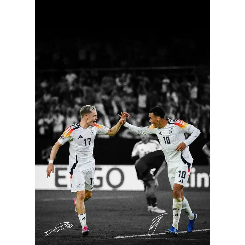 Modern Soccer Player Poster