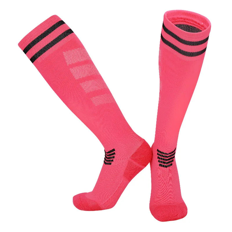 Towel Bottom Soccer Socks - Knee High Training