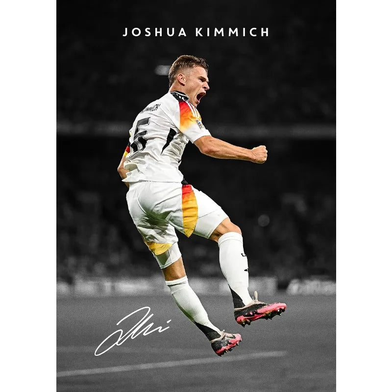 Modern Soccer Player Poster