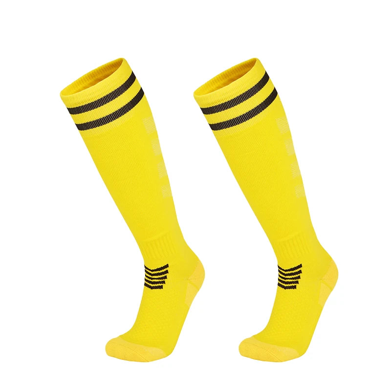 Towel Bottom Soccer Socks - Knee High Training