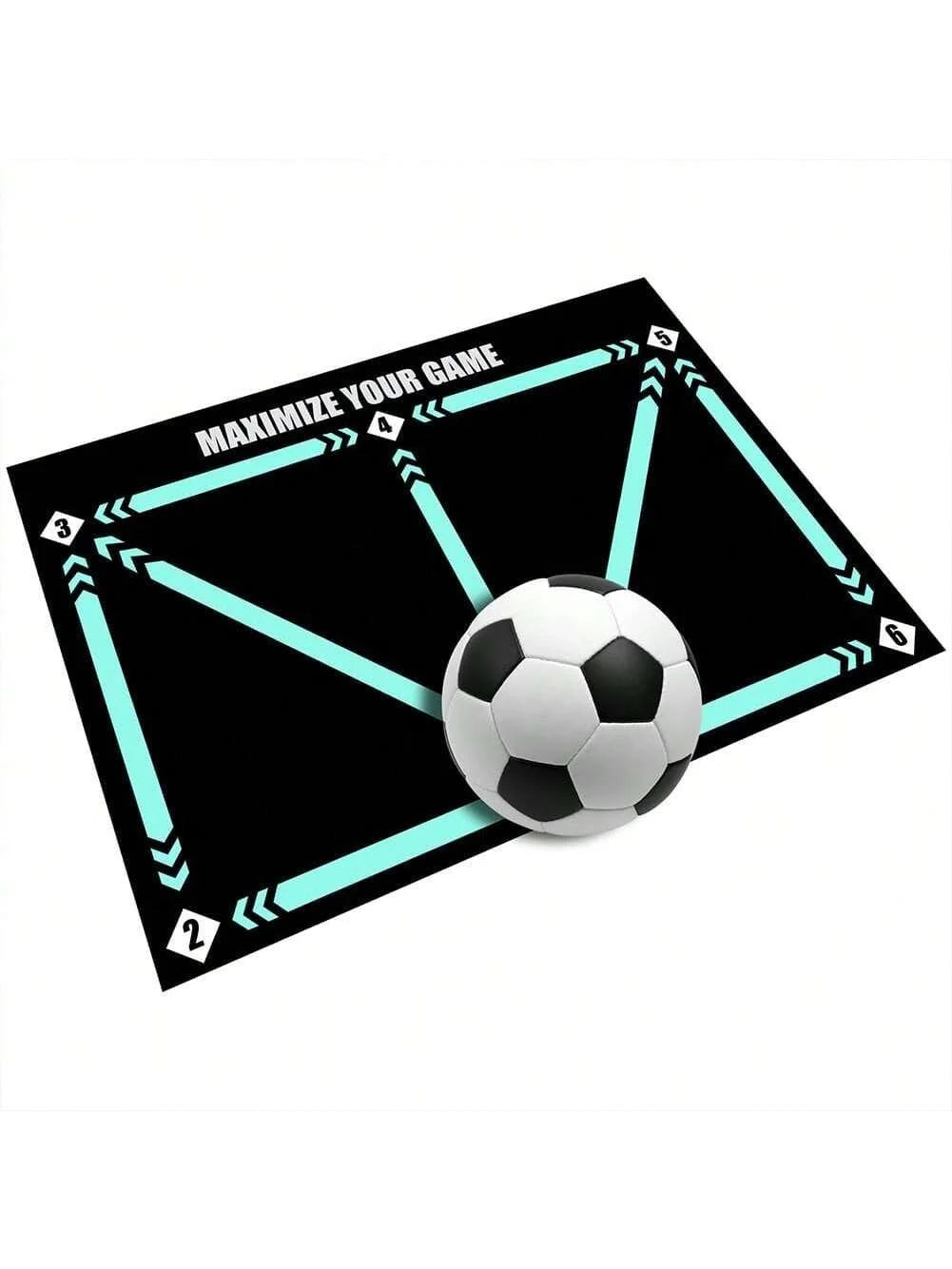 Soccer ball control training mat|