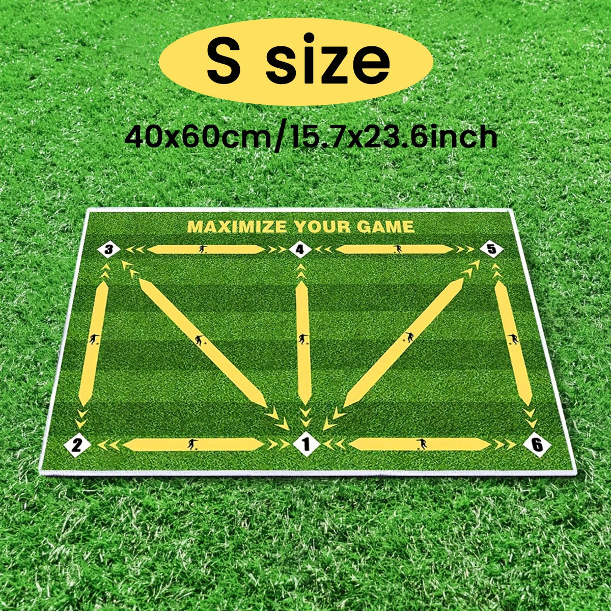 Soccer ball control training mat|