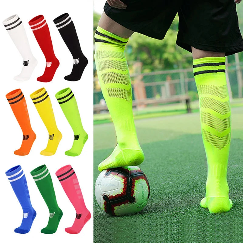 Towel Bottom Soccer Socks - Knee High Training