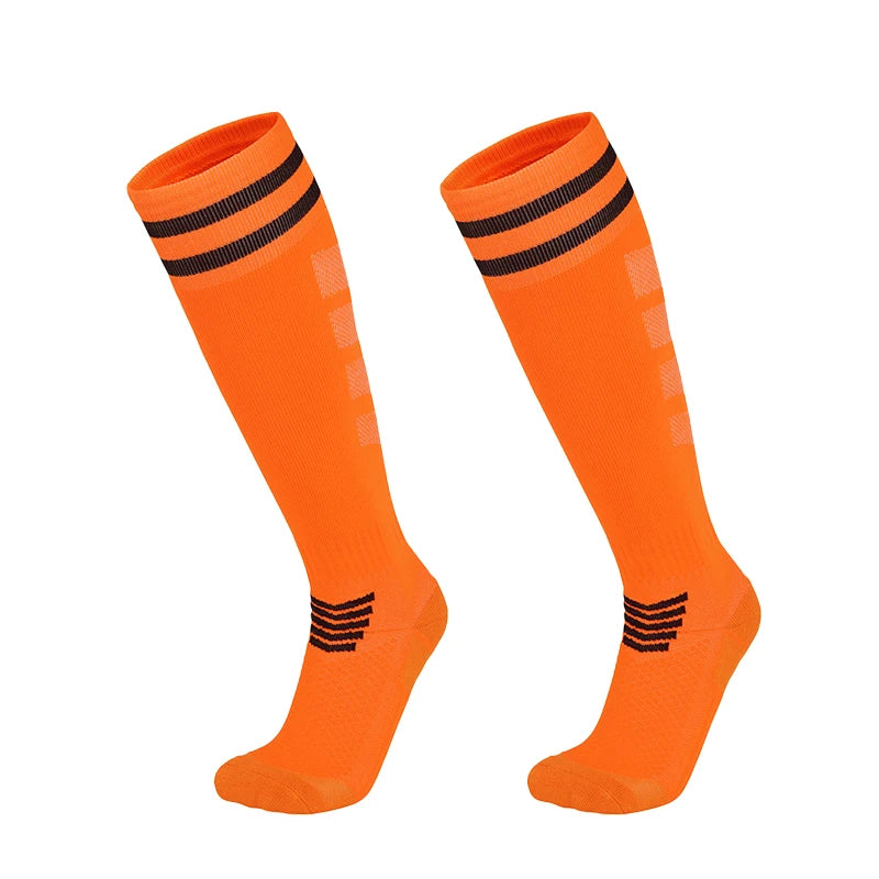Towel Bottom Soccer Socks - Knee High Training