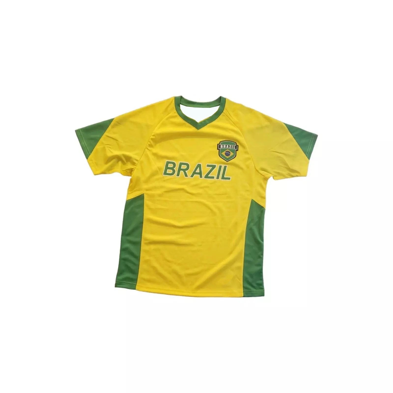 Brazil National Soccer Team Jersey - Short Sleeved T-shirt