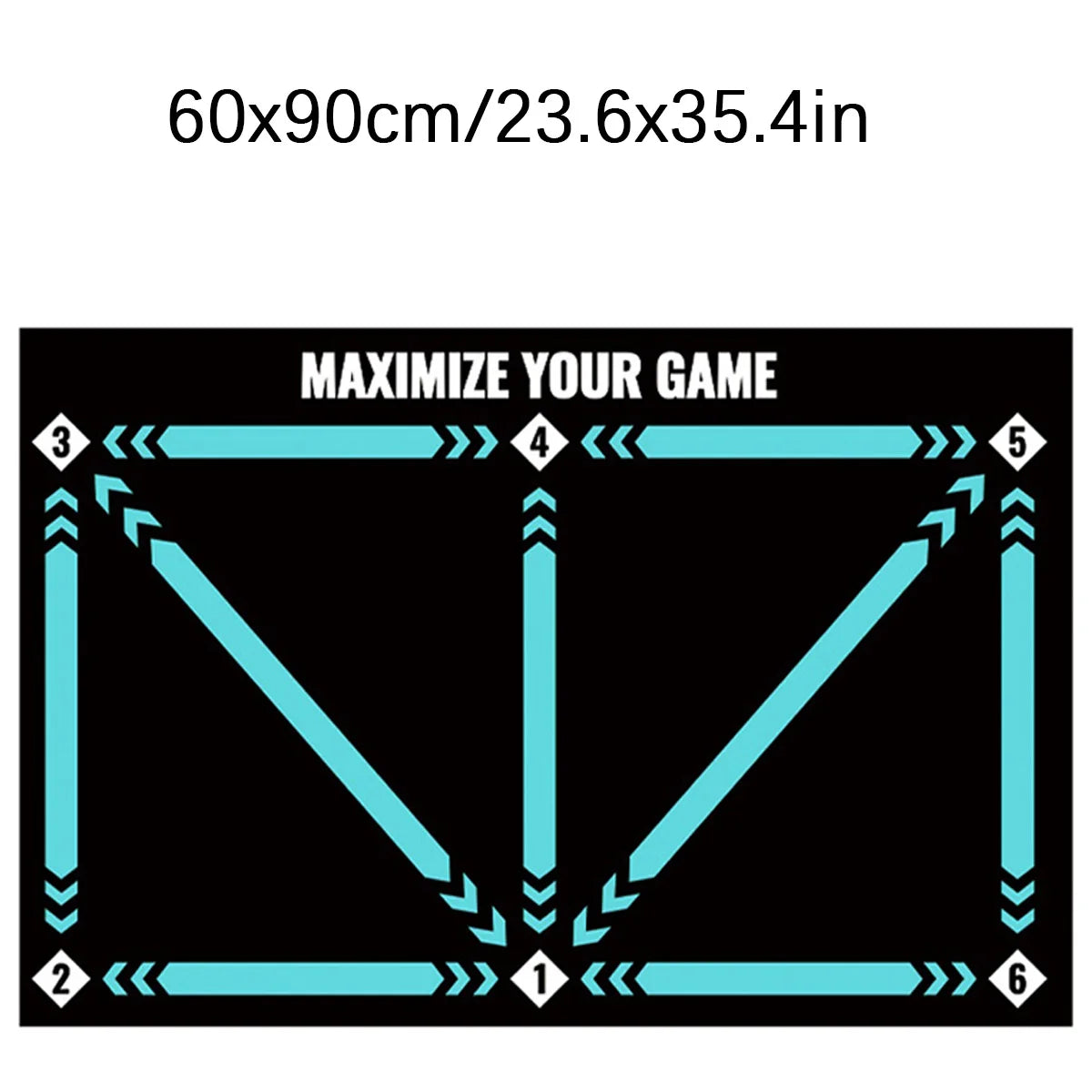 Soccer ball control training mat|