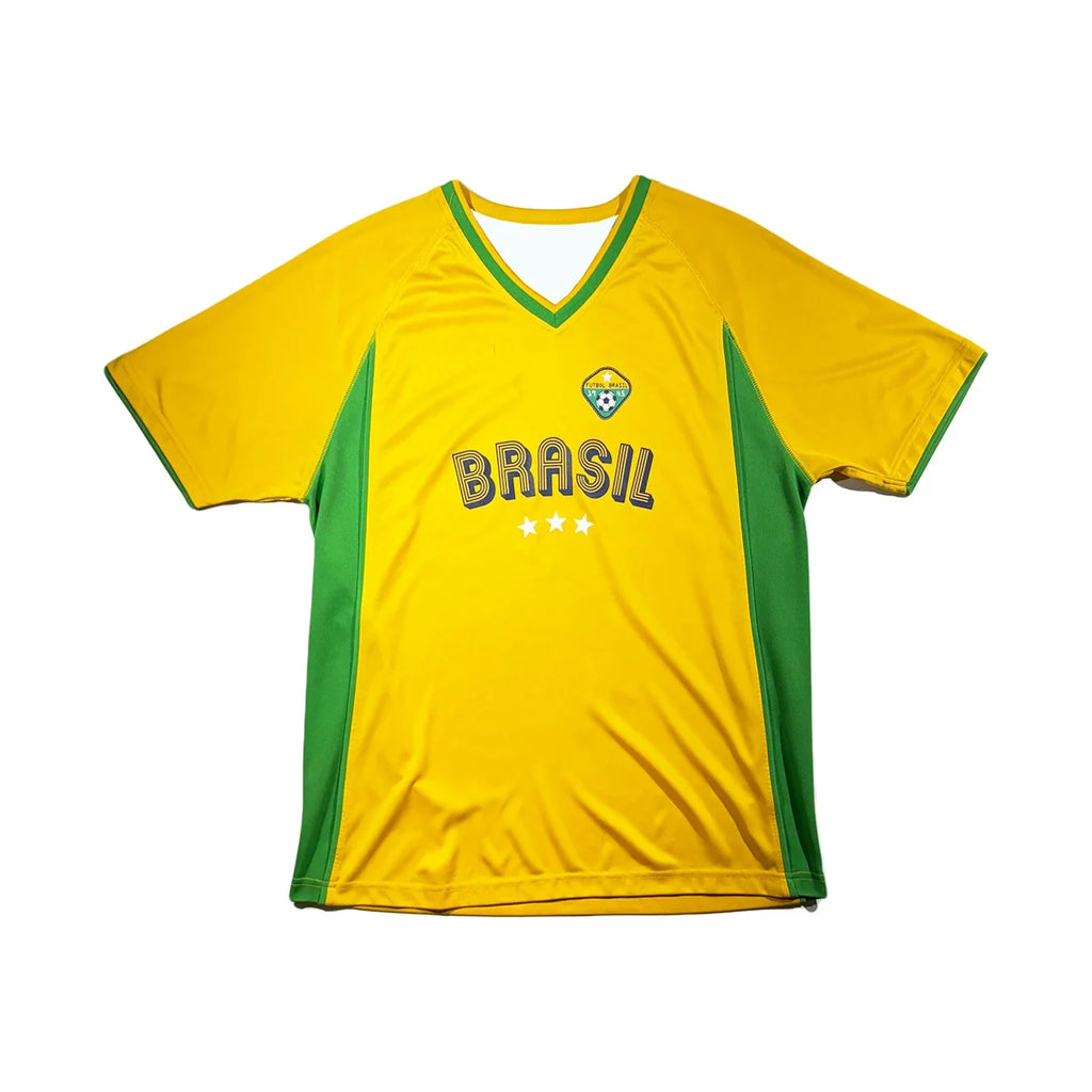 Brazil National Soccer Team Jersey - Short Sleeved T-shirt