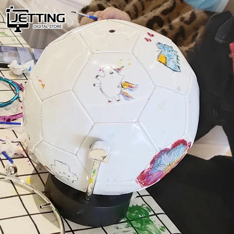 White Standard Size 5 Soccer Ball