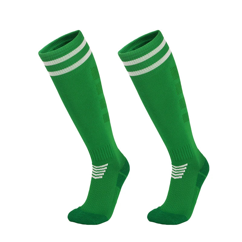 Towel Bottom Soccer Socks - Knee High Training