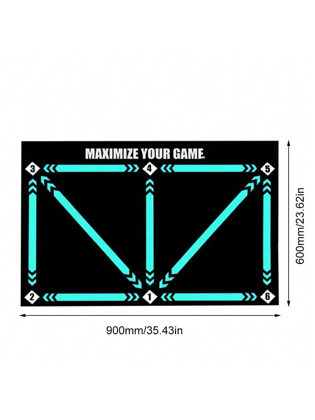 Soccer ball control training mat|