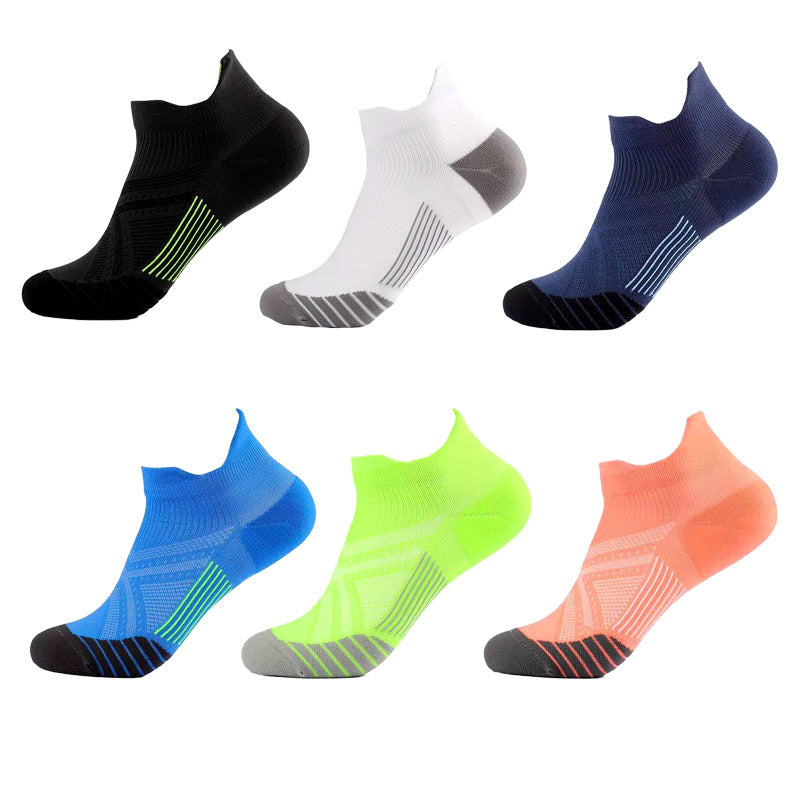 Sports Elastic Nylon Color Matching Socks
