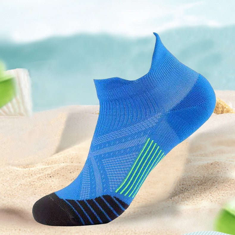 Sports Elastic Nylon Color Matching Socks
