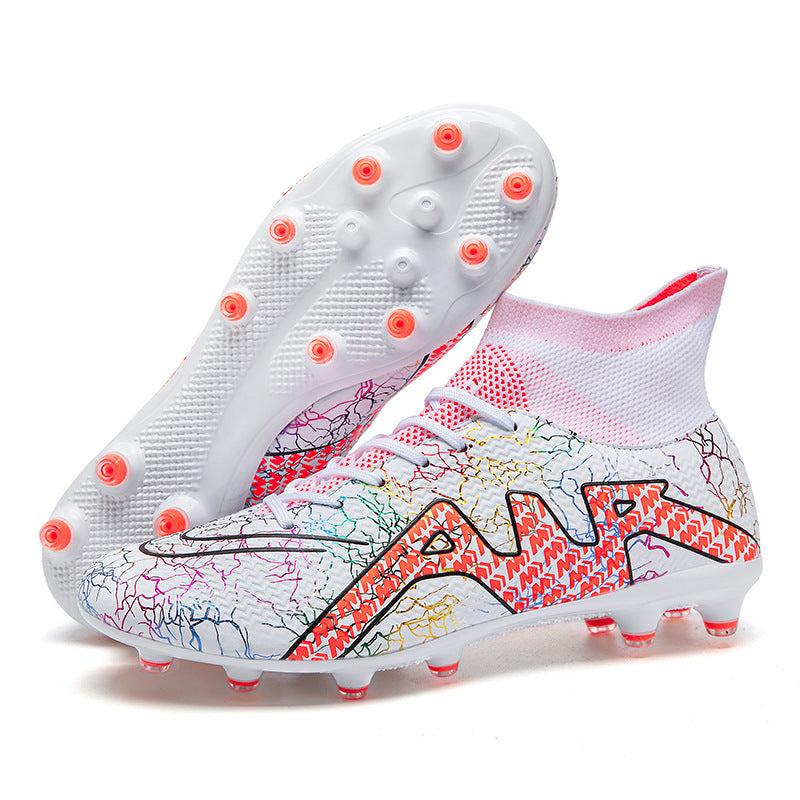 High-top Soccer Spike Shoes